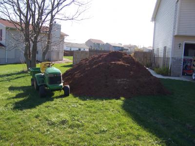 pile of mulch