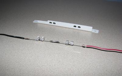 LED string soldered