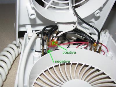 Positive and negative power access points