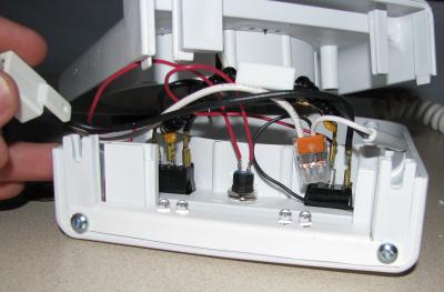 LED mounted in light