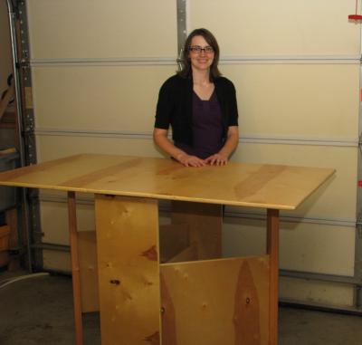 Dusty with the cutting table