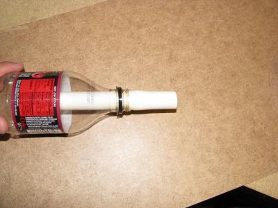 allowing the bottle adapter to cool