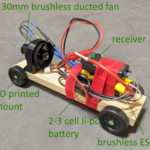 Electric Ducted Fan Pinewood Derby Car